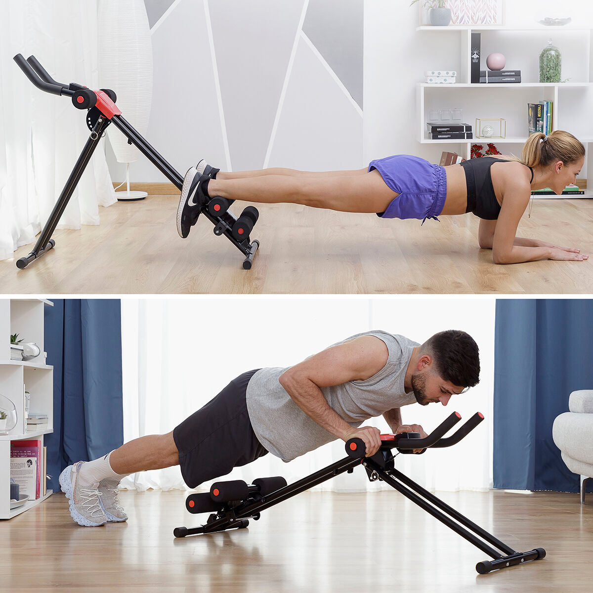 Bauchtrainer Plawer klappbar