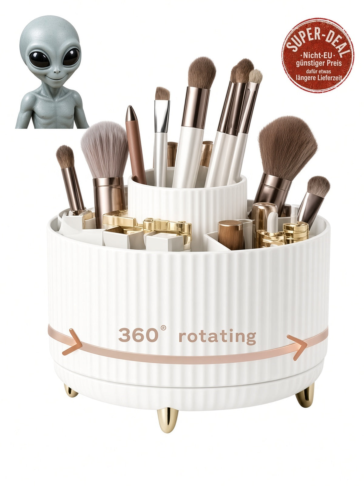 Make-up-Organizer 360° drehbar