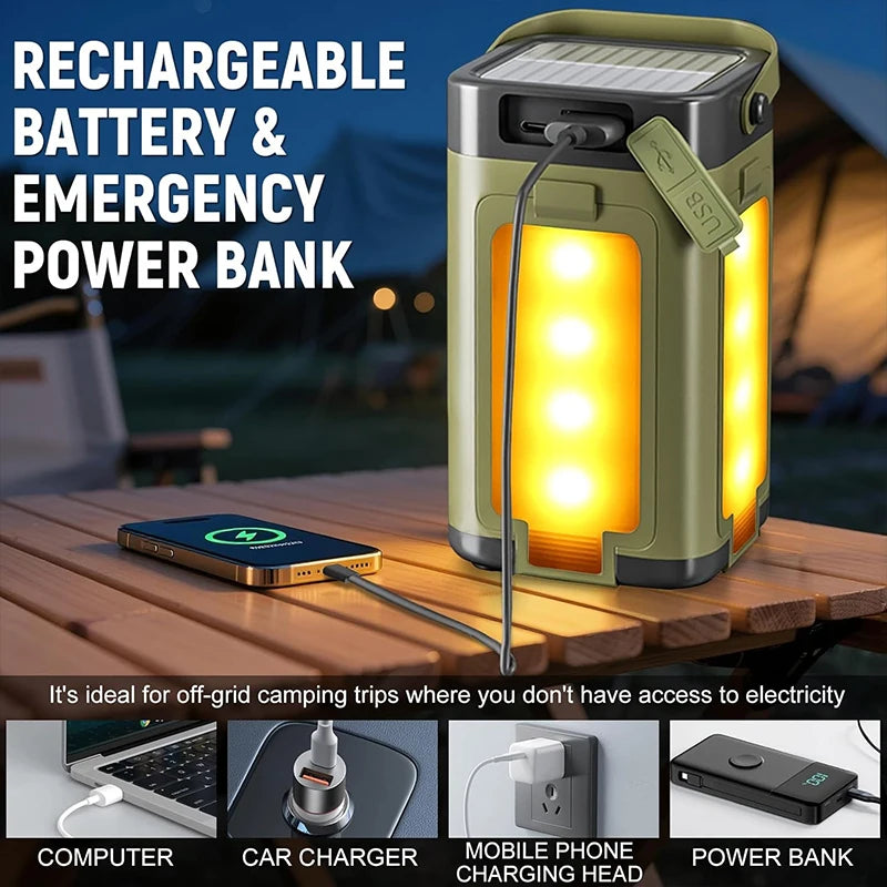Solar Campinglampe faltbar Outdoor
