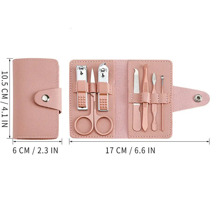 Maniküre-Set 7-teilig pink