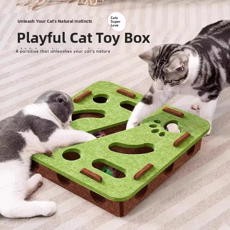 Katzen-Puzzle Filz 30 cm