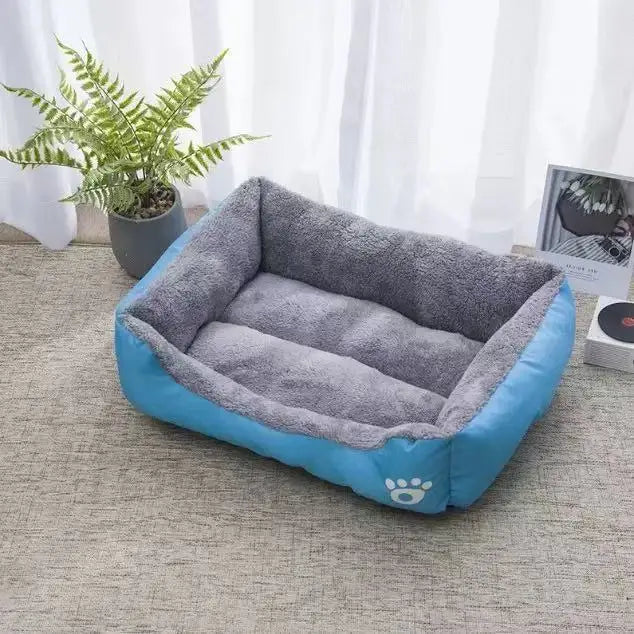 Hundebett Plüsch mit Rand