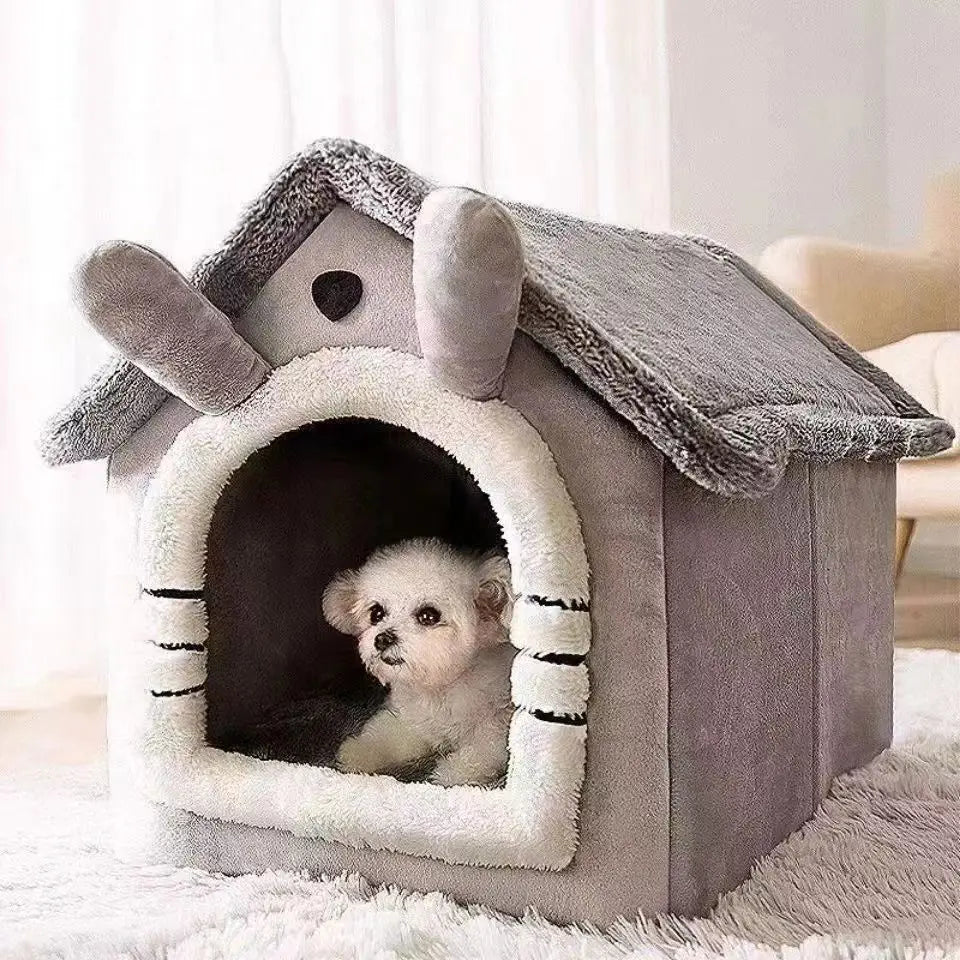 Hundehöhle Plüsch Größe M
