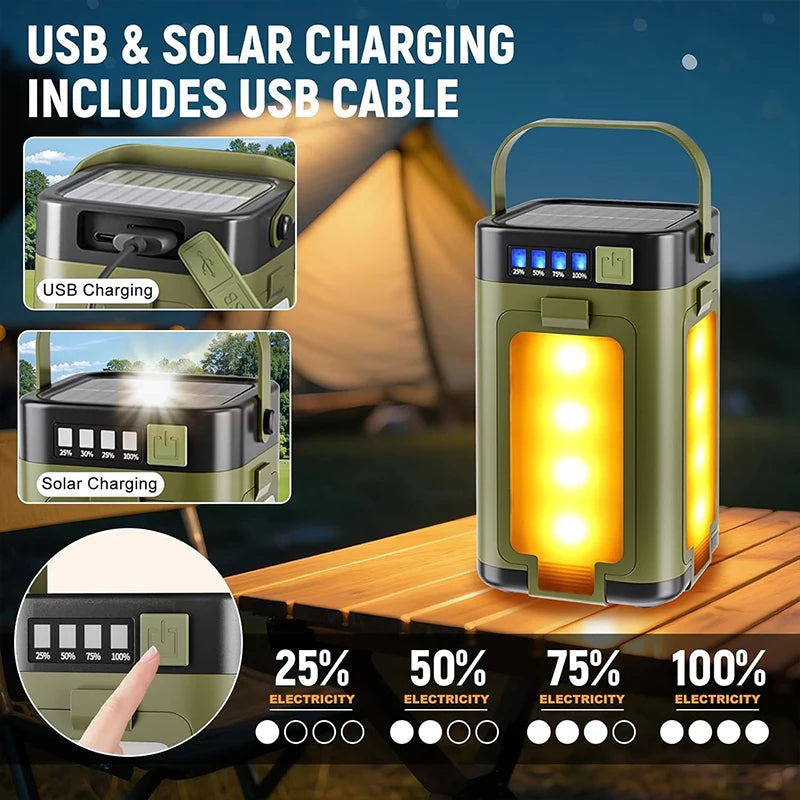Solar Campinglampe faltbar Outdoor