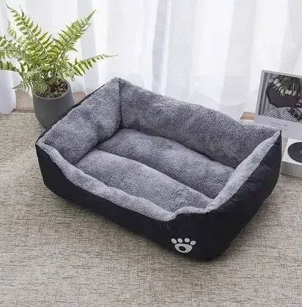 Hundebett Plüsch mit Rand
