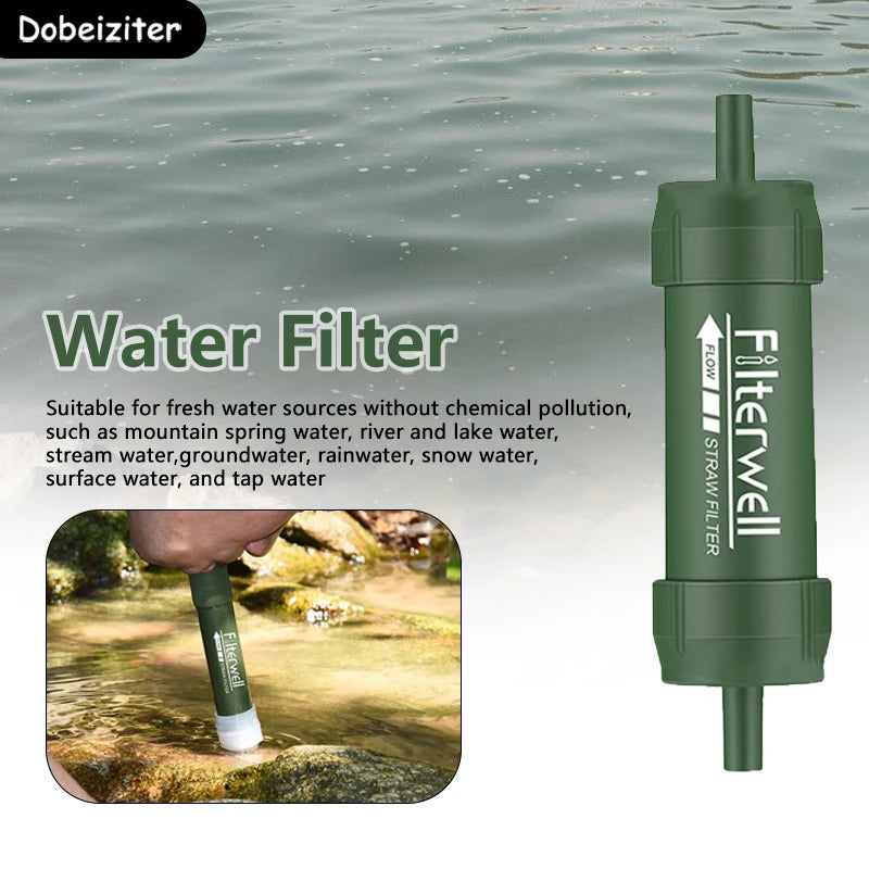 Mini-Wasserfilter Outdoor Strohhalm