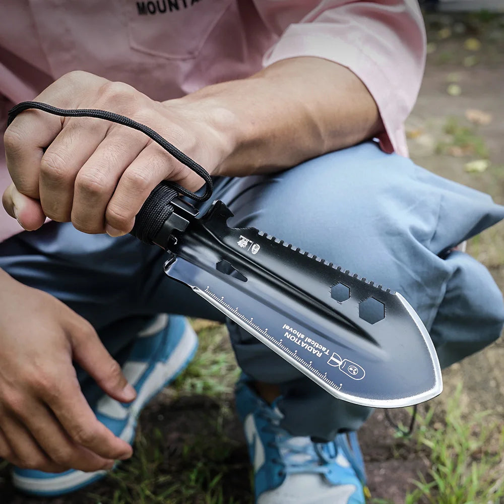 Mini-Klappspaten Camping mit Tasche