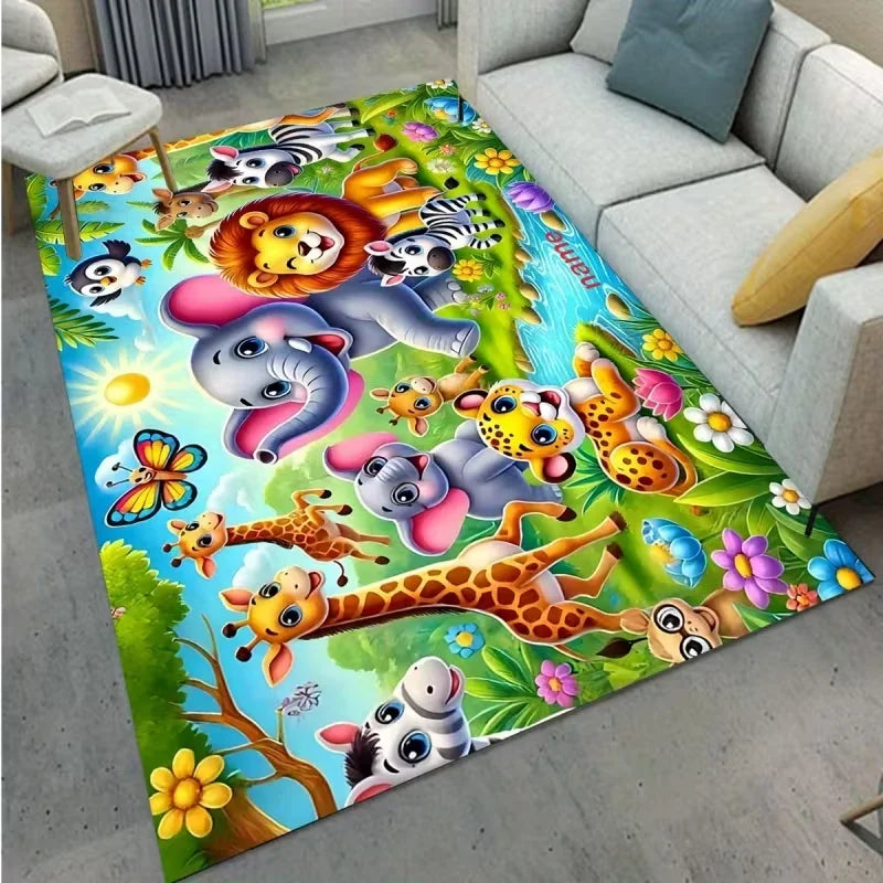 Kinderteppich Cartoon Polyester