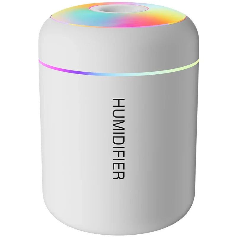 Mini-Luftbefeuchter 180 ml USB mit Farblicht