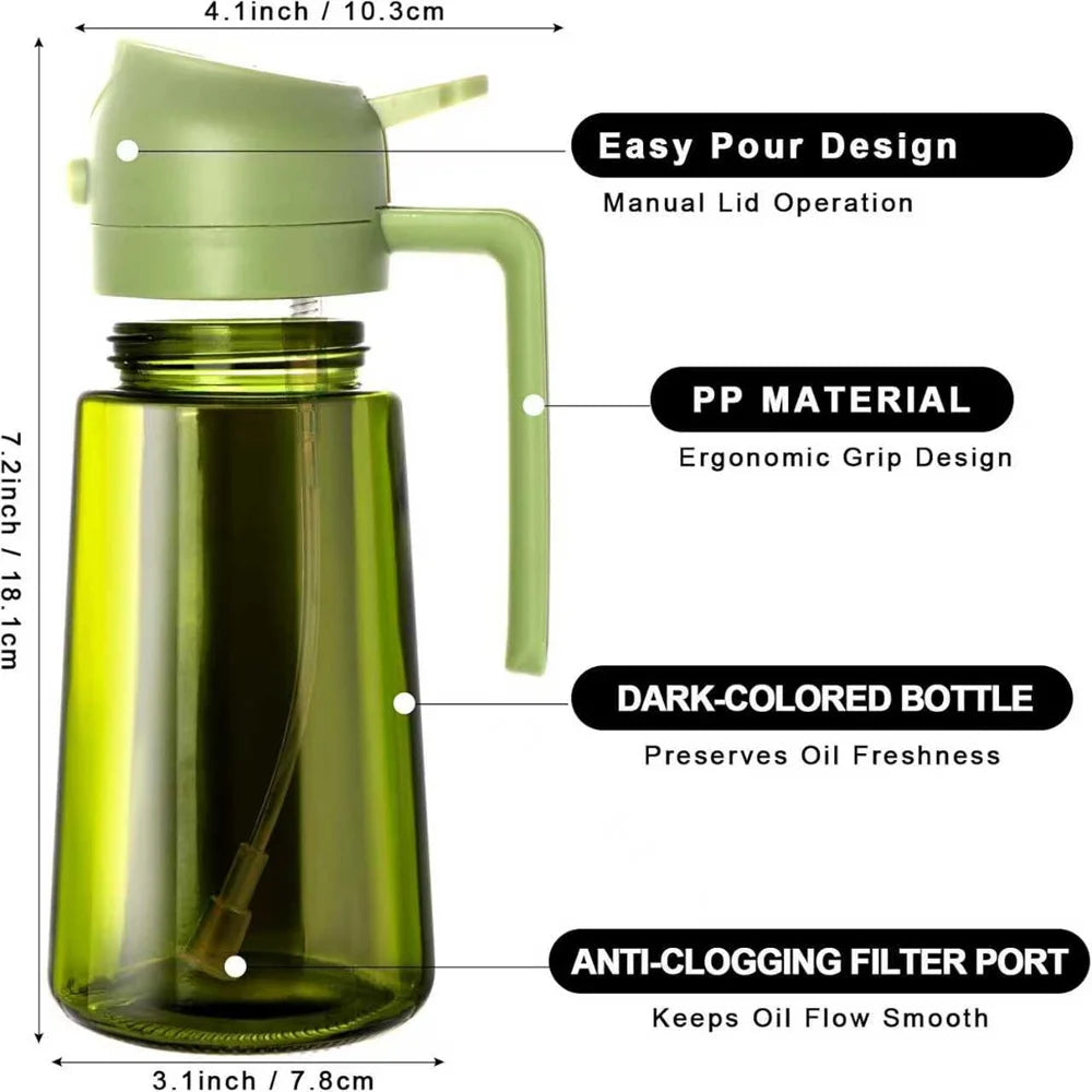 Ölsprüher 2-in-1 Glas