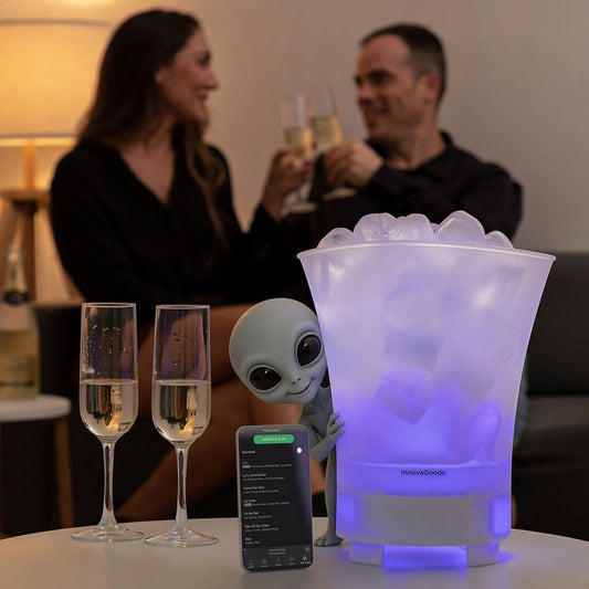 LED-Eiskübel Sonice mit Bluetooth-Lautsprecher