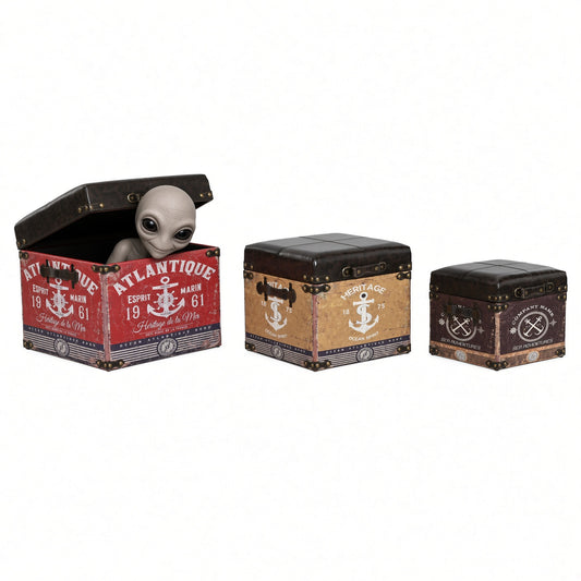 Vintage Truhen Home Esprit 3er-Set