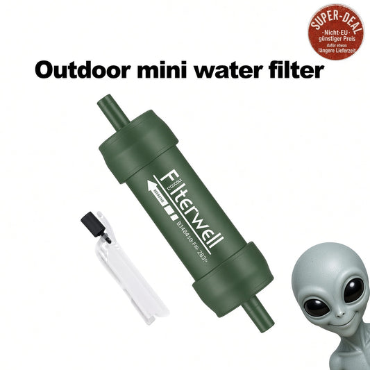 Mini-Wasserfilter Outdoor Strohhalm